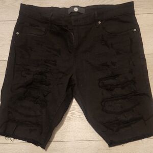 Jordan Craig Black Distressed Jeans